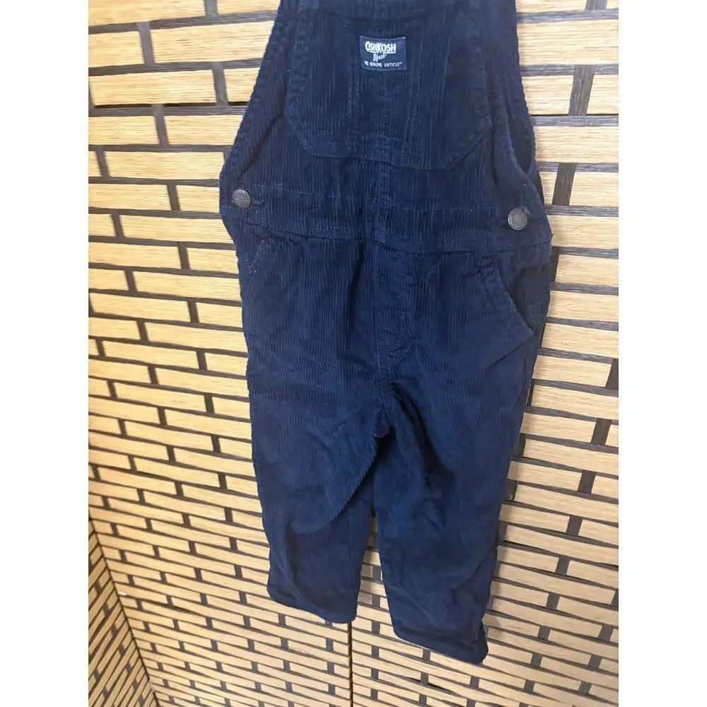 Osh Kosh Navy‎ Cordouroy Overalls Size 4T